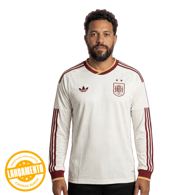 Camisa Espanha Manga Longa FWC26 Away