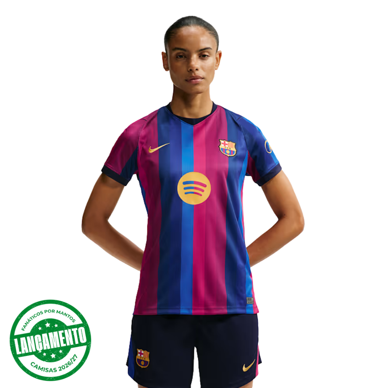 Camisa Feminina Barcelona 2026/27 Home