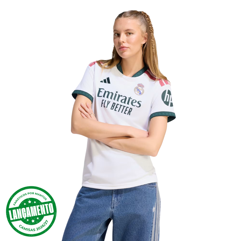 Camisa Feminina Real Madrid 2026/27 Home