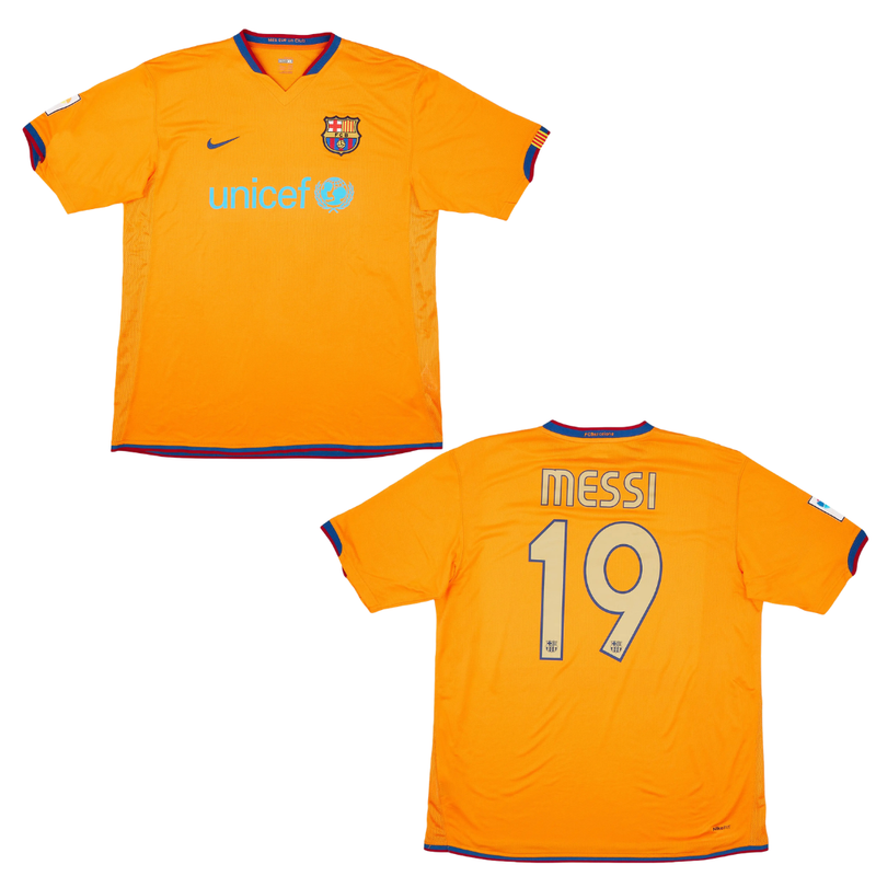 Camisa Retrô Barcelona 2006/07 Away - Messi Nº19
