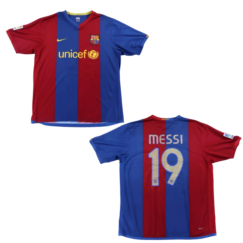 Camisa Retrô Barcelona 2006/07 Home - Messi Nº19