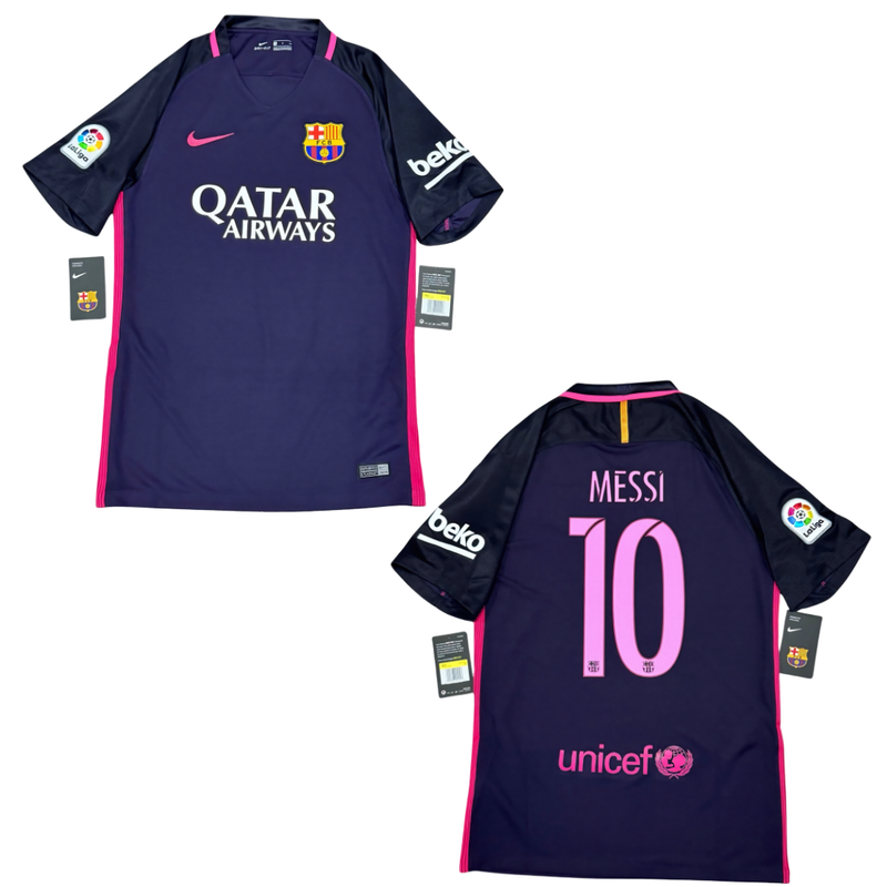 Camisa Retrô Barcelona 2016/17 Away - Messi Nº10