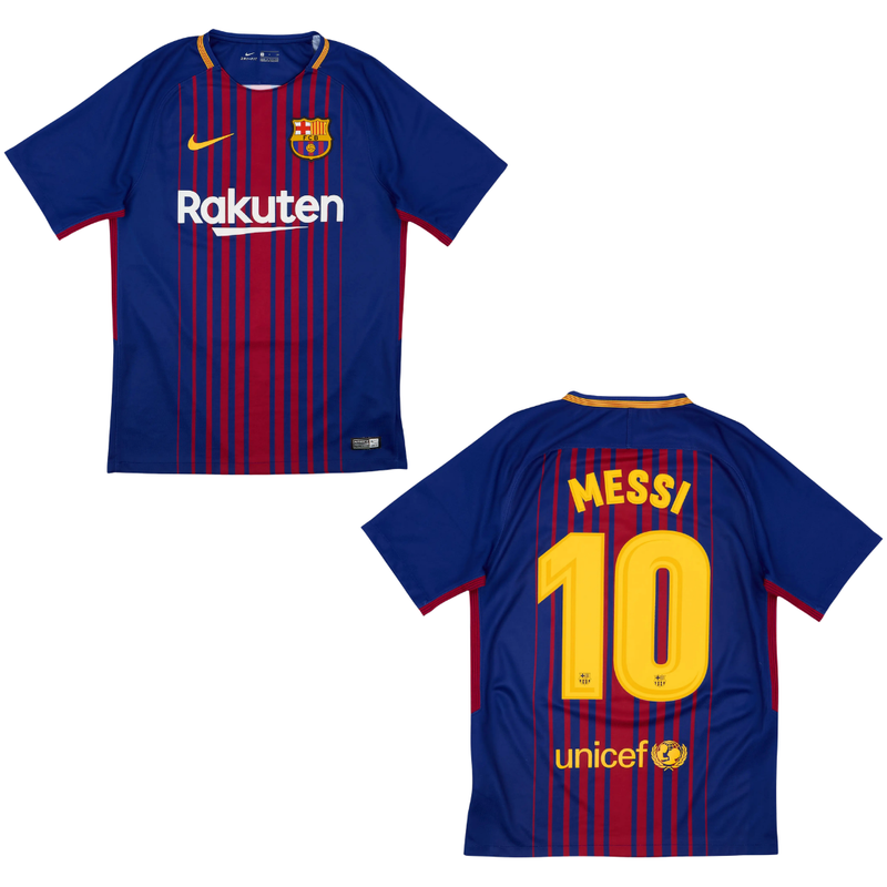 Camisa Retrô Barcelona 2017/18 Home - Messi Nº10