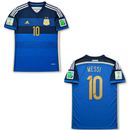 Camisa Retrô Argentina 2013/15 Away - Messi Nº10